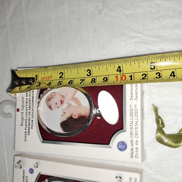 4 silver plated picture frame ornaments - Picture 6 of 7